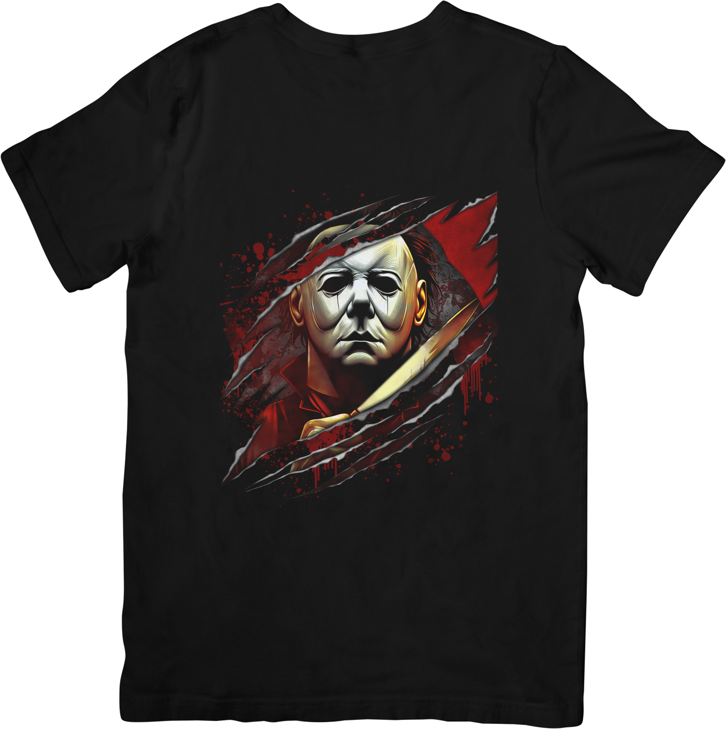 Slasher Vibes Tee β Horror Mask Graphic T-Shirt