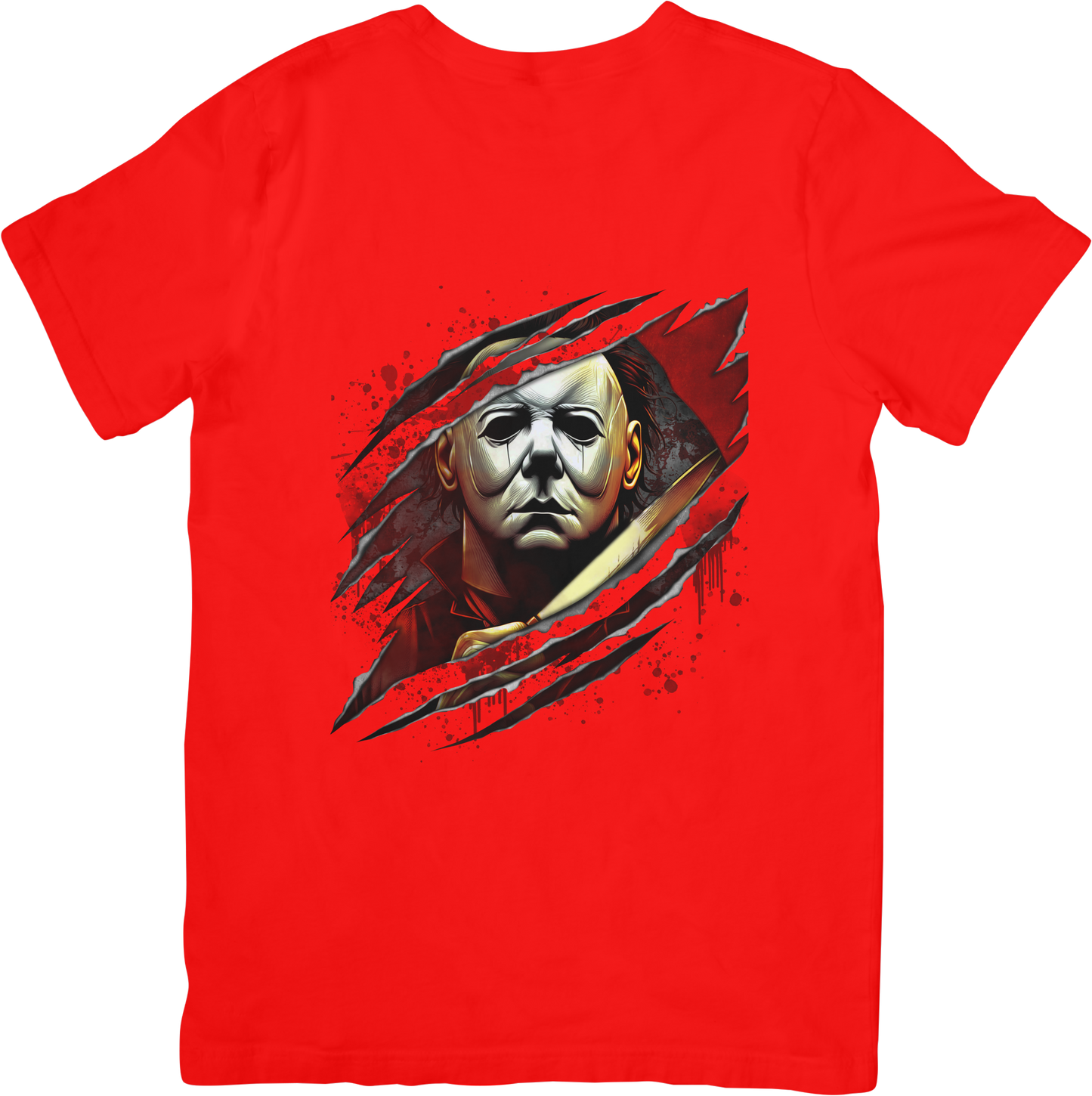 Slasher Vibes Tee β Horror Mask Graphic T-Shirt
