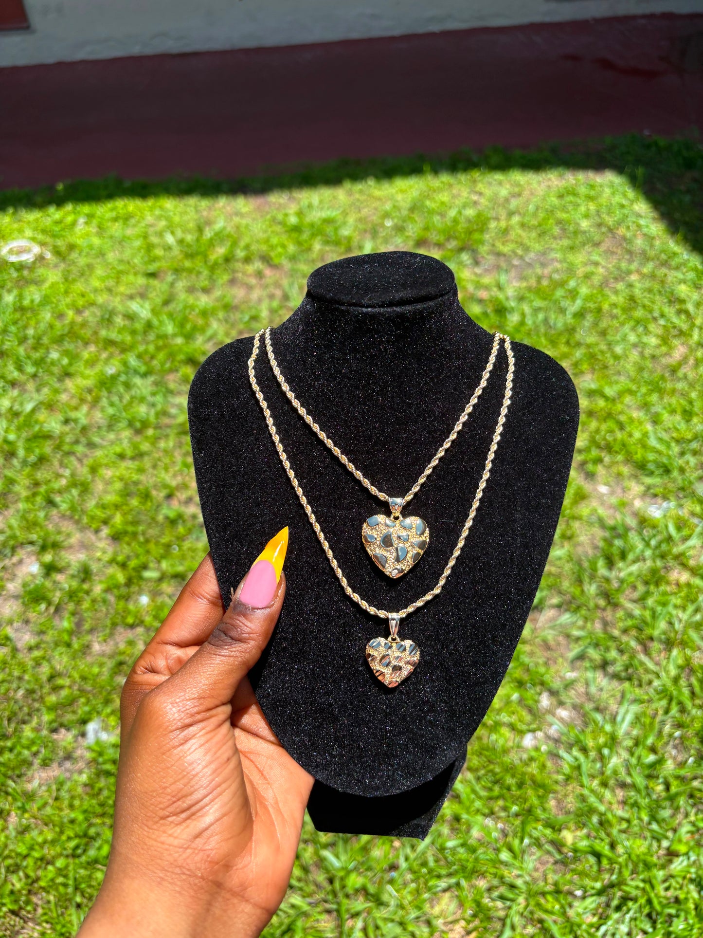Heart Nugget Necklace