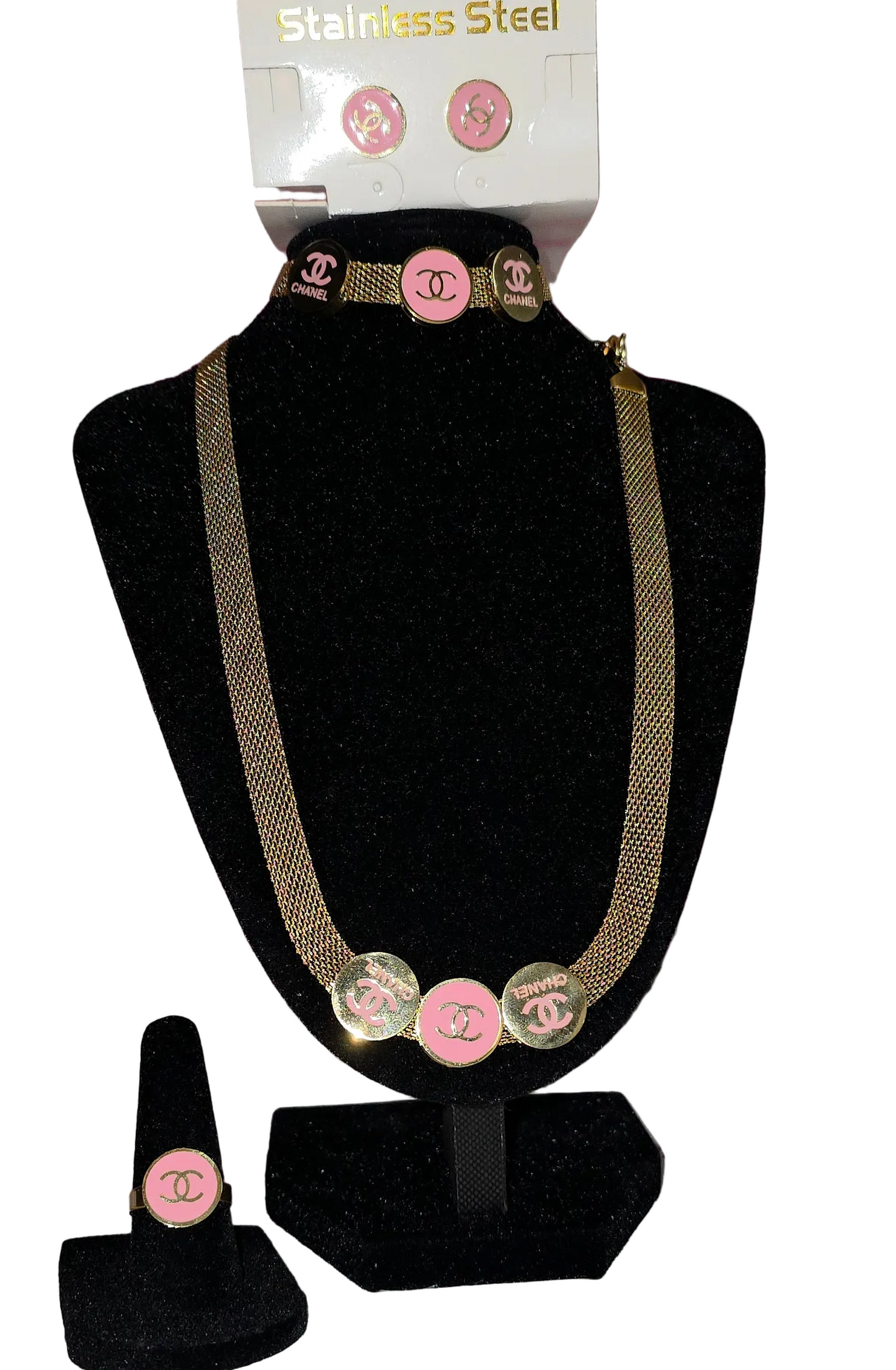 CC 4 Piece Pink and Gold Set