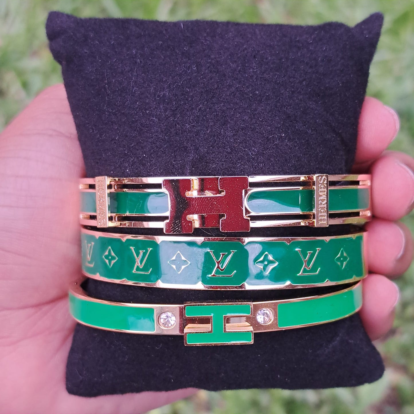 Green mix Bracelets