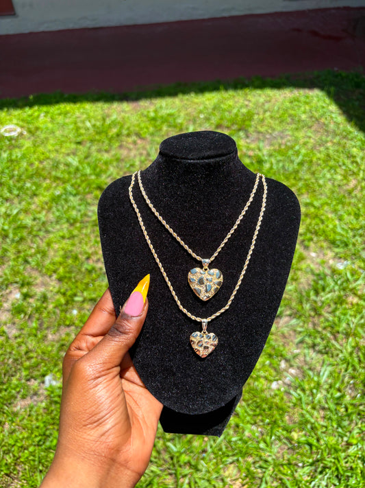 Heart Nugget Necklace