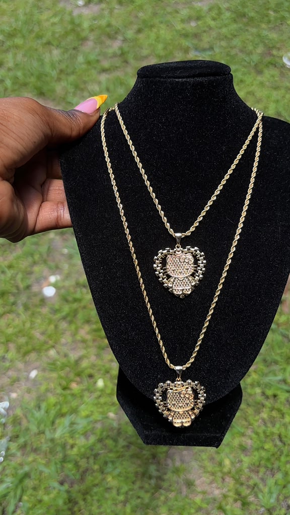Hk Heart Necklace