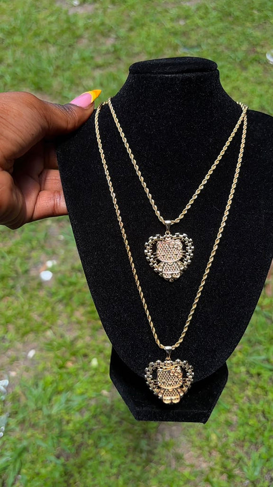 Hk Heart Necklace